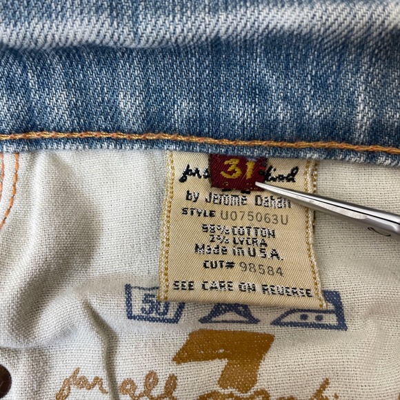 7 For All Mankind Bootcut Jeans Light Wash Denim Women Size 31 - Picture 7 of 13